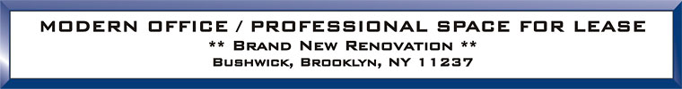 Brooklyn Office Commercial Space Real Estate Listing